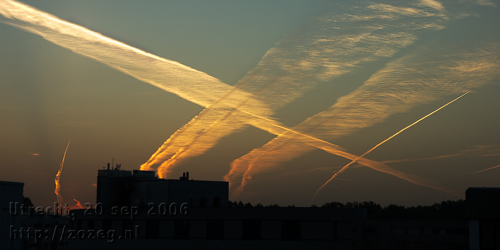 foto van chemtrails