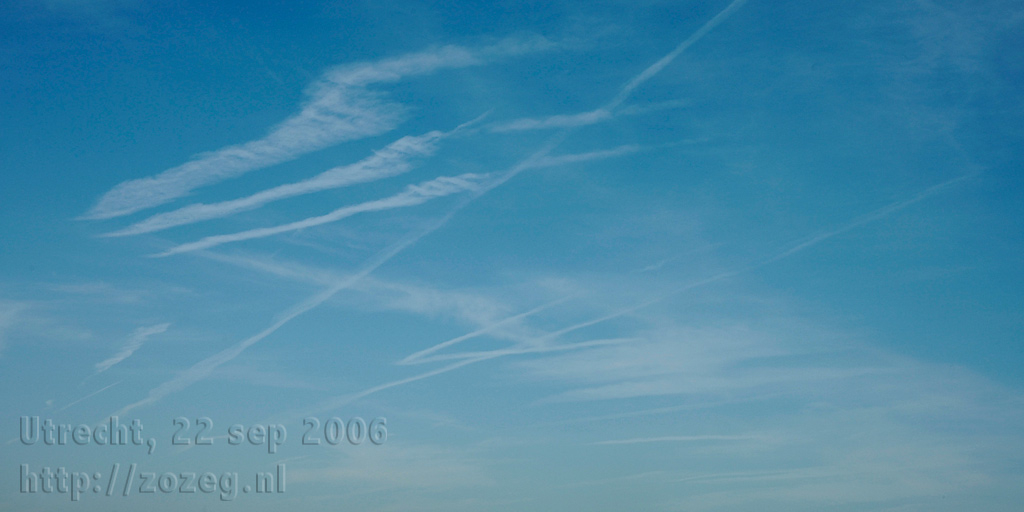 foto van chemtrails